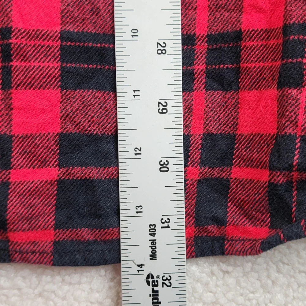 The‎ North Face Plaid Flannel Button Down Shirt Mens XXL Red Black Gorpcore